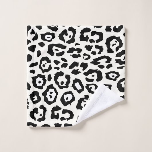 Joli Empreinte de léopard (Gant de toilette)