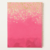 Joli en rose avec Parties scintillant or et Monogr (Dos)