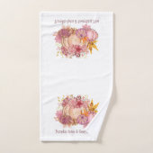 Joli en rose d'automne : Whimsy & Spice (Serviette à main)