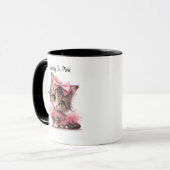 Joli En Rose. – Mug Chaton (Devant gauche)