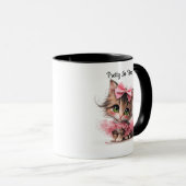 Joli En Rose. – Mug Chaton (Devant droit)