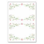 Joli en rose pliable Table Place Cartes (Par défaut)