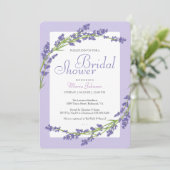 Joli en Violet | Invitation à une Fête de Fiançail (Debout devant)