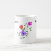 Joli enseignant floral Mug sur mesure (Centre)