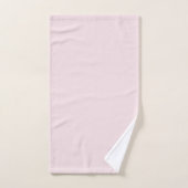 Joli ensemble de bain personnalisé Pastel rose (Serviette à main)
