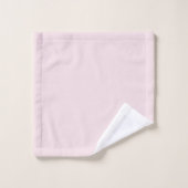 Joli ensemble de bain personnalisé Pastel rose (Gant de toilette)