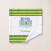 Joli ensemble de serviette de douche de la grenoui (Gant de toilette)