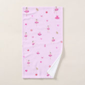 Joli ensemble de serviettes de bain Ballerina (Serviette à main)