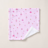 Joli ensemble de serviettes de bain Ballerina (Gant de toilette)