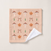 Joli ensemble de serviettes de bain Motif Bow d'au (Gant de toilette)