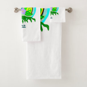 Joli ensemble de serviettes de bain OEufs de Pâque