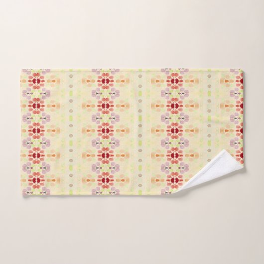 Joli Ensemble De Serviettes De Bain Pastel (Serviette à main)