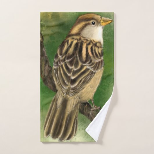 Joli ensemble de serviettes de bain pour oiseaux (Serviette à main)