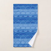 Joli ensemble de serviettes de Motif d'oignon bleu (Serviette à main)