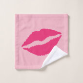 Joli Ensemble De Serviettes Kiss Me (Gant de toilette)