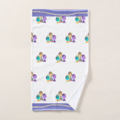 Joli ensemble de serviettes pour enfants en carica (Serviette à main)