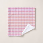 Joli ensemble de serviettes rose (Gant de toilette)