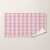 Joli ensemble de serviettes rose (Serviette à main)
