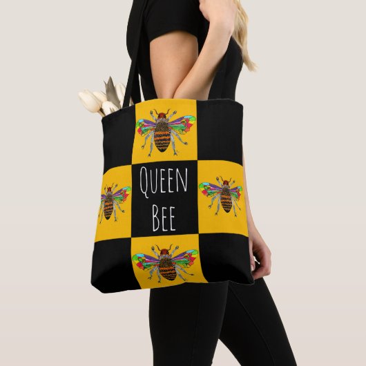 Joli et coloré Bumble Bee Miel Sac fourre-tout d'a (De près)