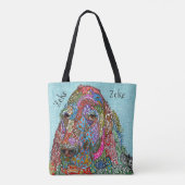 Joli et coloré Sac fourre-tout anglais Setter (Dos)