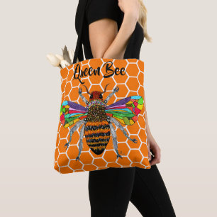 Joli et coloré Sac fourre-tout de la reine abeille