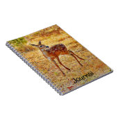 Joli et doux bébé Cerf Fawn Journal Spiral (Côté Droit)