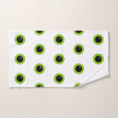 Joli et drôle, yeux verts (Serviette à main)