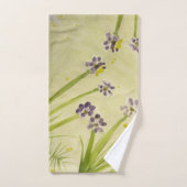 Joli Et Élégant Ensemble De Serviettes Fleuries (Serviette à main)