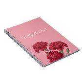 Joli et payé avec Carnet Fleurs de Carnation (Côté Droit)