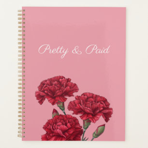 Joli et payé avec le planificateur Fleurs de Carna