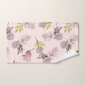 Joli et romantique rose vif monogramme (Serviette à main)