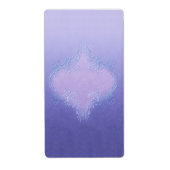 Joli Étiquette d'apothecaire violet (Devant)