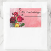 Joli Étiquette de livres Rose (Sac)