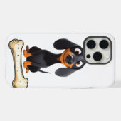 Joli Étui pour iPhone Teckel (Verso Horizontal)