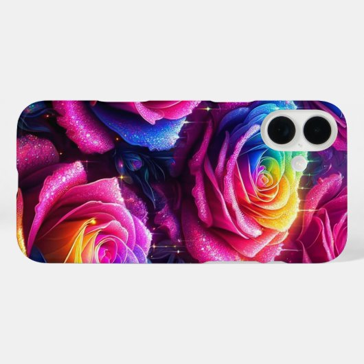 Joli étui téléphonique Rose (Verso (horizontal))