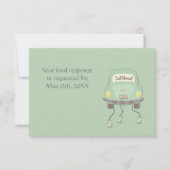 Joli Faire-part de mariage réponse RSVP (Devant)