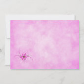 Joli Faire-part de mariage rose (Dos)