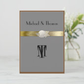 Joli Faire-part de mariage, Starfish, Dollar de sa (Debout devant)