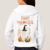 Joli Fantôme avec Jack—o-Lanterns Halloween (Dos)