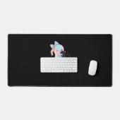 Joli fantôme Holographique Accrocher Chat Noir Cos (Clavier et souris)