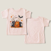 Joli fantôme rose d'automne Halloween (Design Recto & Verso)