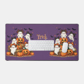 Joli Fantômes D'Halloween En Coquette Bows Et Citr (Clavier et souris)