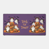 Joli Fantômes D'Halloween En Coquette Bows Et Citr (Recto)