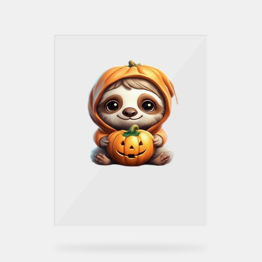 Joli fentes avec Citrouille Halloween Dessin Vecto (Recto)