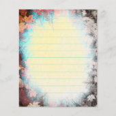 Joli Feuilles D'Automne Bordées Stationnaires (Devant)