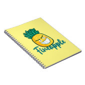 Joli Fineappy Design Carnet en bois (Côté Droit)
