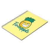 Joli Fineappy Design Carnet en bois (Côté gauche)
