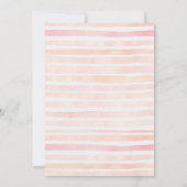 Joli Flamant rose Baby shower Invitation (Dos)