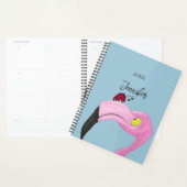 Joli Flamant rose rose (Devant avec enveloppe)