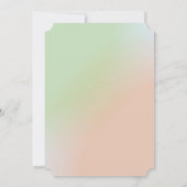 Joli Fleur sauvage  Fête des mariées Invitation (Dos)